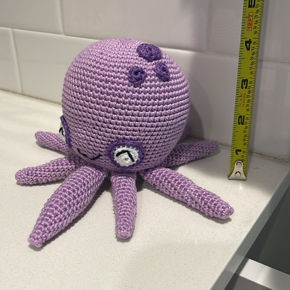 Hand Crafted Octopus 🐙 Amigurumi Crochet Doll Toy Figure Ocean Sea Water - Picture 6 of 12